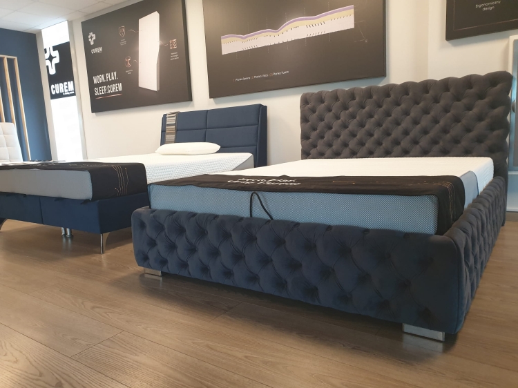 łóżko havana obicie gr 5 Samui 69 160/200 pojemnik na pościel.