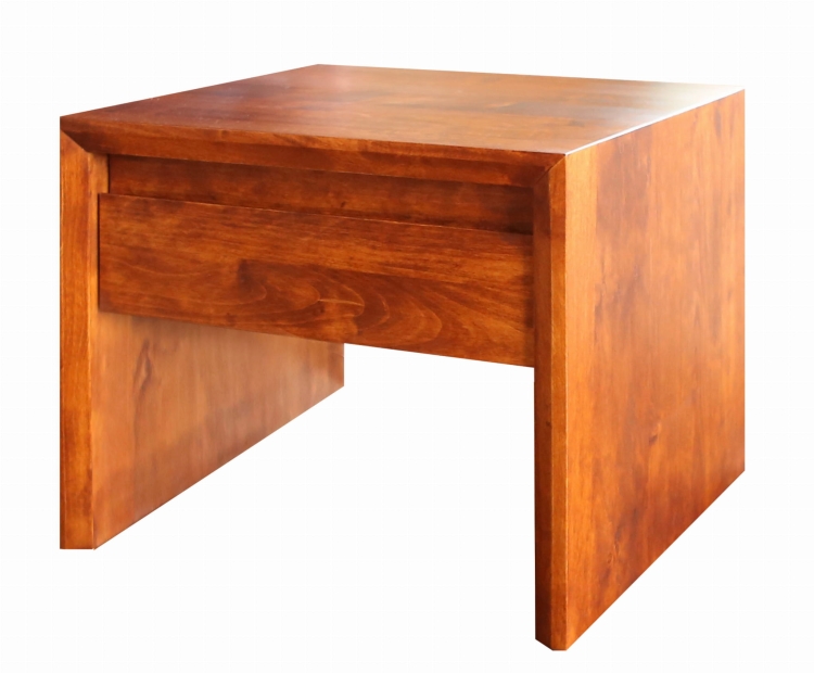 szafka nocna m-form 1s drewniana dąb z jedną szufladą