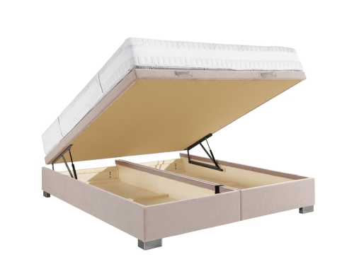 łóżko kontynentalne z pojemnikiem new elegance