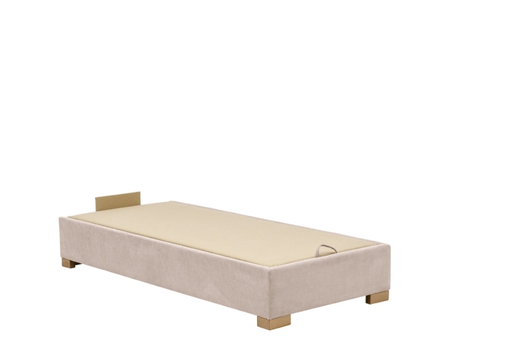 łóżko bez ramy zewnętrznej minimalistyczne do sypialni