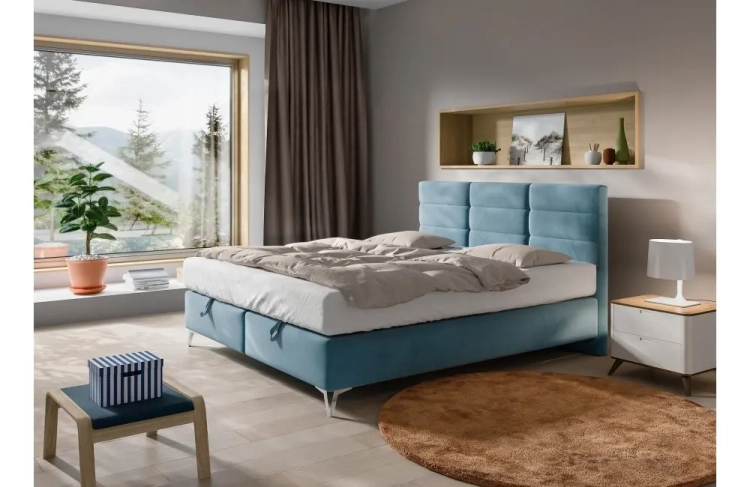 łóżko kontynentalne Logan aranż.webp