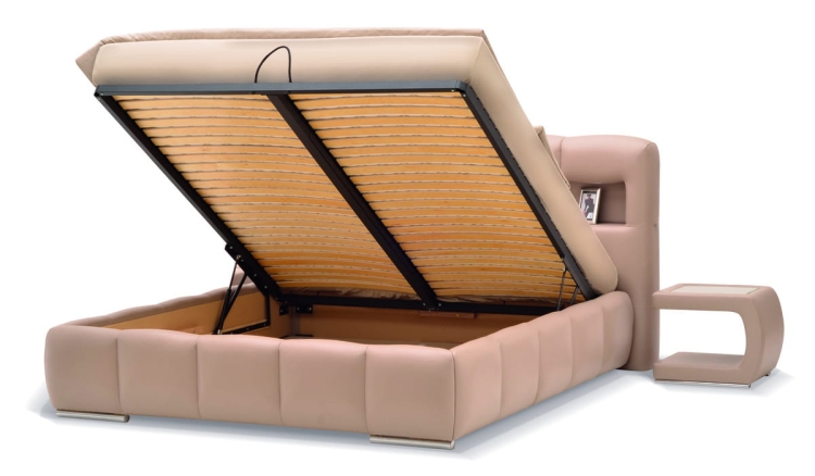 Łóżko z pojemnikiem rama metalowa