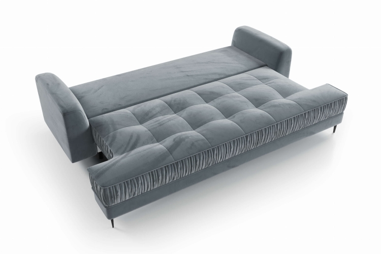 sofa z pojemnikiem na pościel