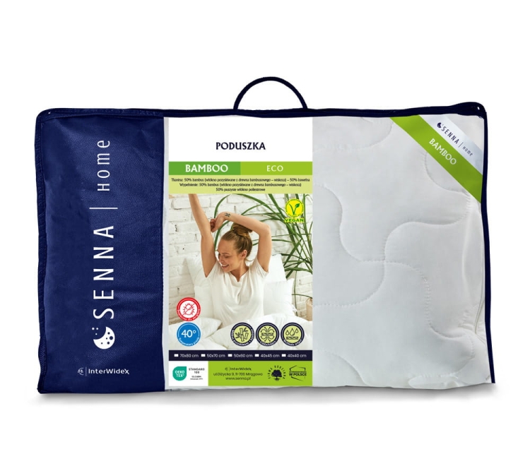 ekologiczna poduszka bambusowa antybakteryjna