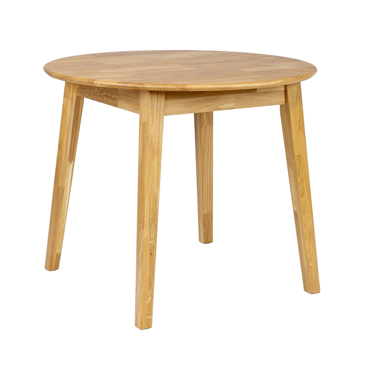 okrągły stół drewno dębowe