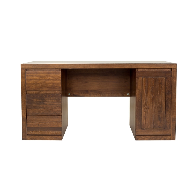 Biurko bukowe BR402 minimalistyczny design wnętrza