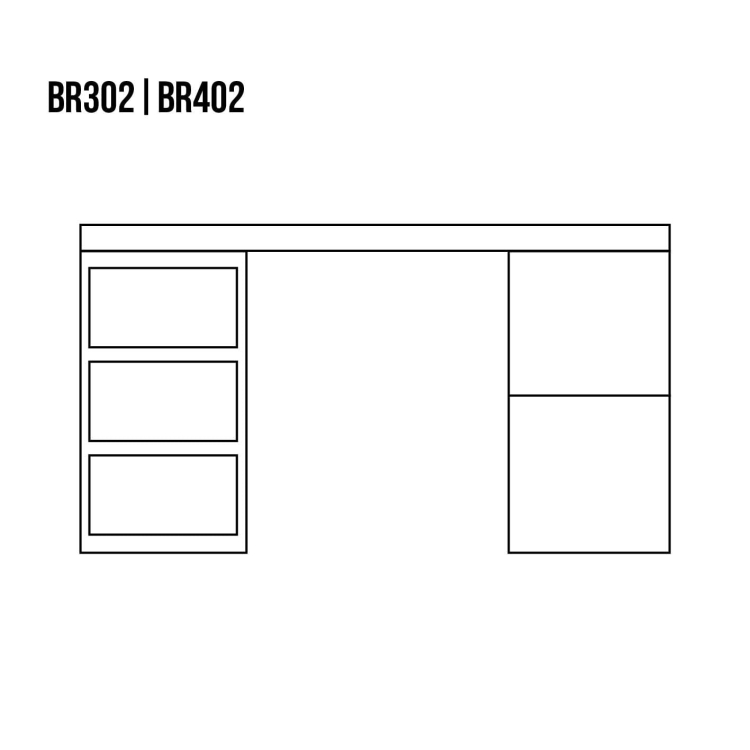 Biurko BR402 eleganckie biuro domowe