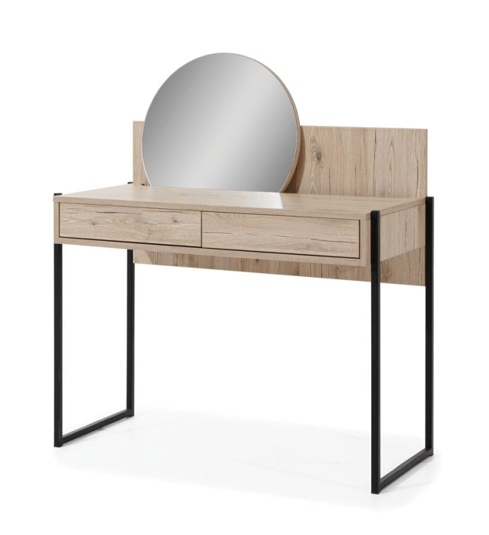 Toaletka GlassLoft GLTOL – dwie szuflady z cichym domykiem