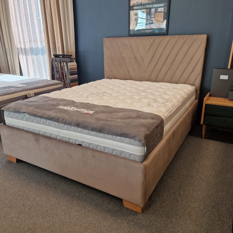 Łóżko VICTORIA eleganckie tapicerowane meble sypialniane