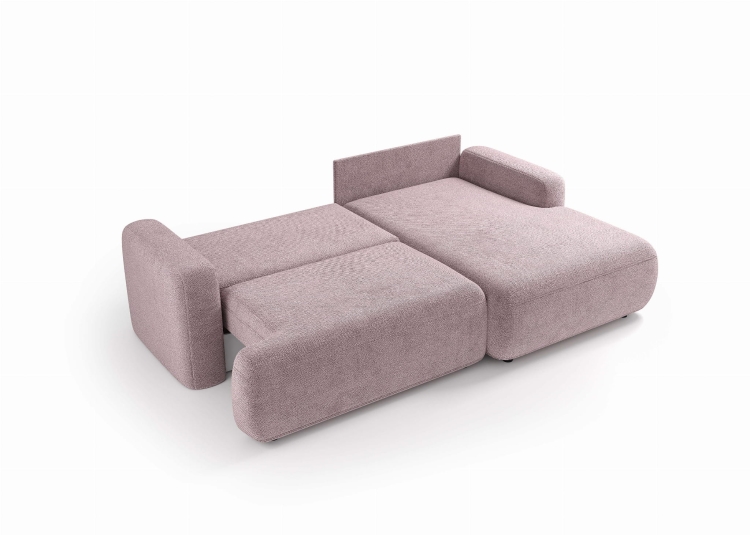 Elegancki narożnik Alivar – nowoczesny design, włoski charakter i perfekcyjne wykończenie. Idealny do salonu, z funkcją spania i pojemnikiem na pościel.