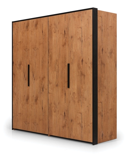 szafa z systemem push to open bez uchwytów