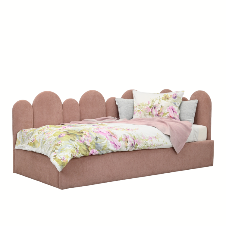 Łóżko FLOW z pojemnikiem, funkcjonalna sypialnia